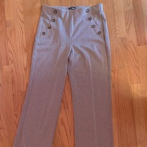 Express flare houndstooth pants